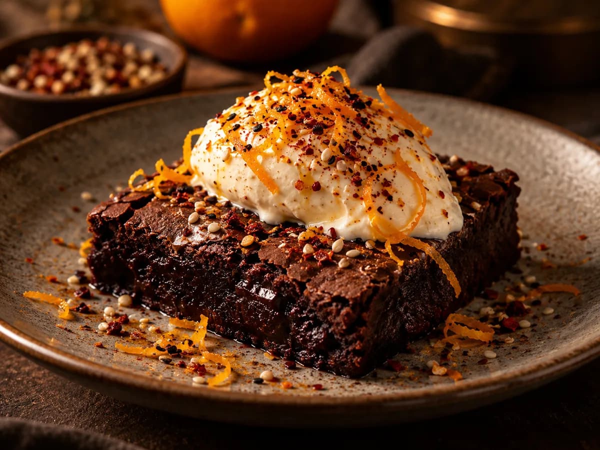 Bitter Çikolatalı Brownie